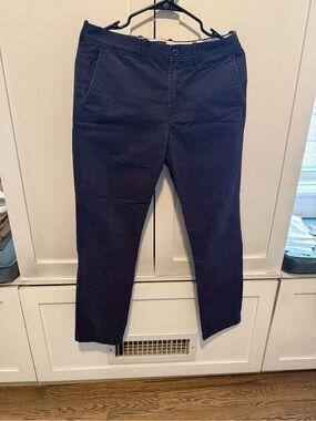 J. Crew Navy Blue Chino Pants - 770 straight - 29-30